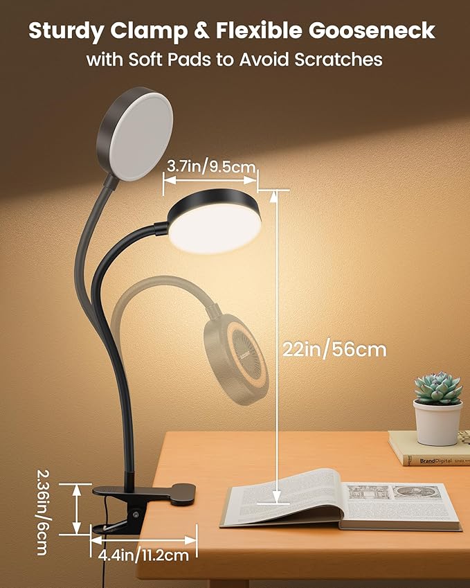 Glocusent 72 LED Clip on Reading Light - Image 6
