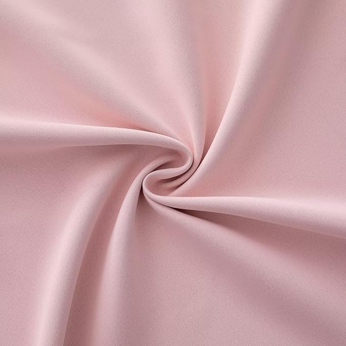 IGEMAEVE Blackout Curtains for Bedroom Grommet Blush Pink 52" W x 108" L | - Image 6