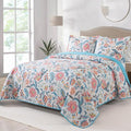 BEDIFANY Garden Cotton Fill King Size Quilt Set, Lightweight Bedspread King | by BEDIFANY