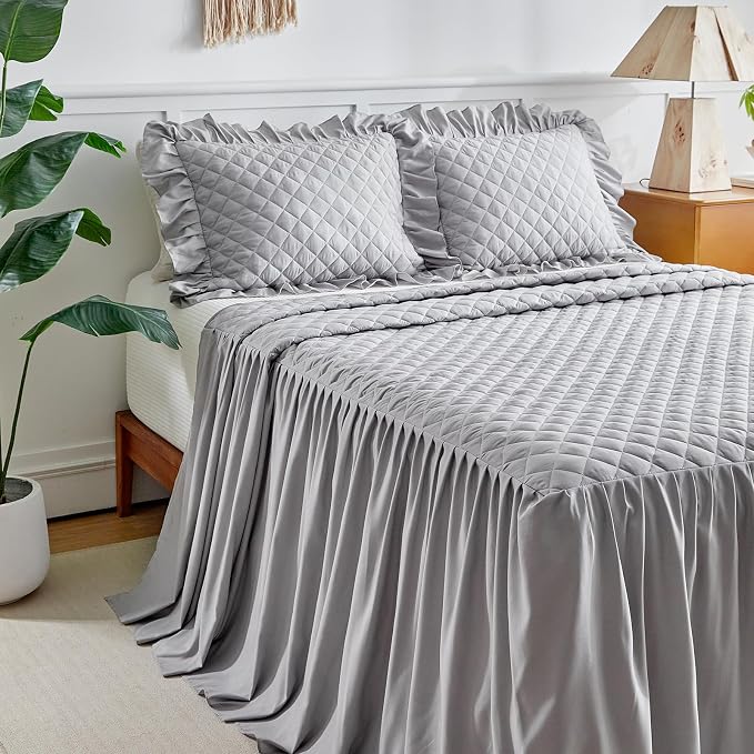 Ruffle Skirt Bedspread Set - Image 4