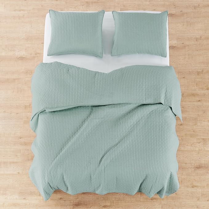 Levtex Home Cross Stitch Reversible Twin XL/Twin Quilt Set - Image 9
