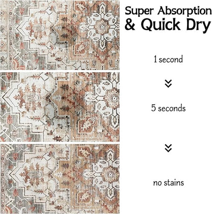 Pet Food Mats for Floor, Absorbent Dog Mat for Food and Water Dispenser Mat, Dog Food Mat Quick Dry Cat Food Mat Pet Supplies