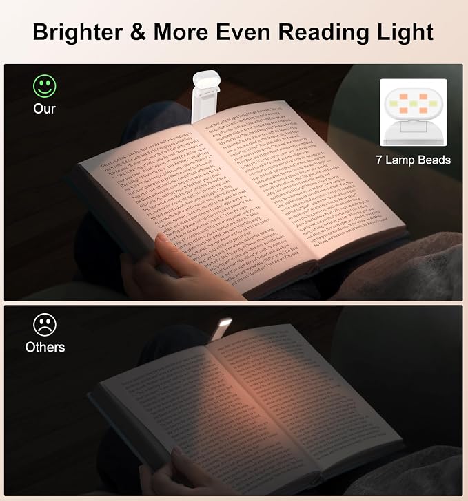 Gritin Reading Light, Rechargeable Book Light - Image 3