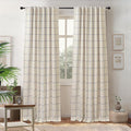 DriftAway 100% Blackout Plaid Curtains 84 Inches Long 2 Panels Navy Blue | 100% by DriftAway