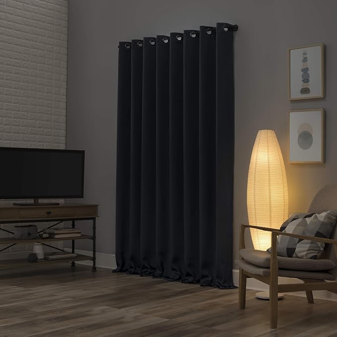 Sun Zero Nordic 2-pack Theater Grade Extreme 100% Blackout Grommet Curtain - Image 2