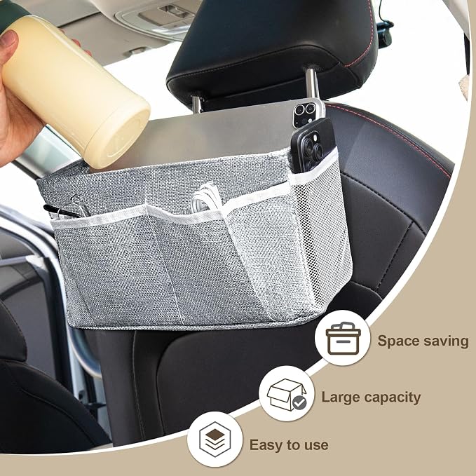 Bedside Caddy, Bedside organizer, Hanging Organizers | Storage Bags - Image 6