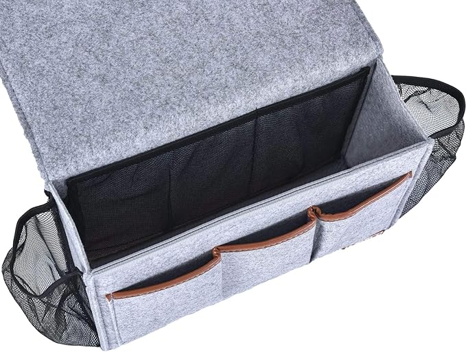 Zafit Bedside Caddy, Large Size Storage Organizer - Image 4
