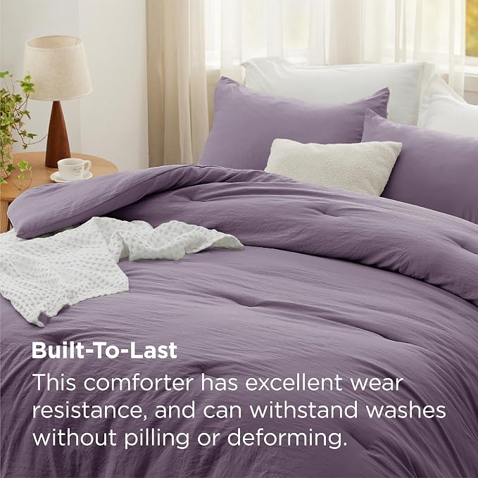 Bedsure Oversized Queen Comforter Set, 3 Pieces GentleSoft™ Bed Set, 1 - Image 3