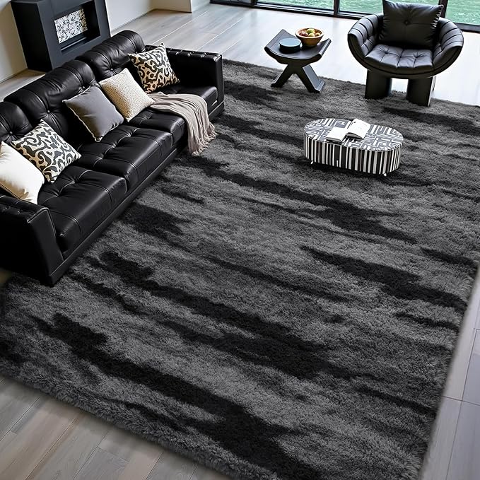HOMORE 4x6 Area Rug for Bedroom, Fluffy Shaggy Rugs for Kids Boys Girls Room by Homore