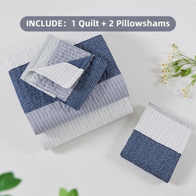 Stripe Quilt Set Cal King - Image 8