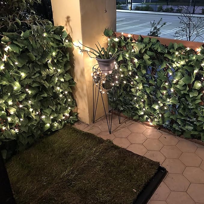 Expandable Faux Ivy Fence Privacy Screen - Image 6