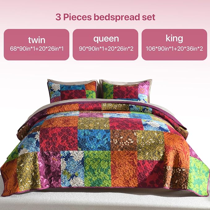 King Size Seersucker Quilt Set - Image 2