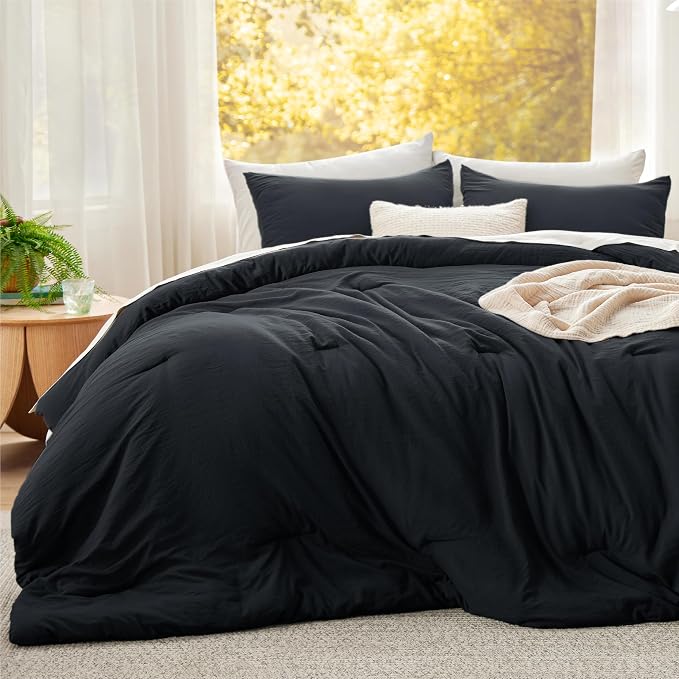 Bedsure Super King Comforter Set, 3 Pieces GentleSoft™ Bed Set, 1 Lightweight - Image 2