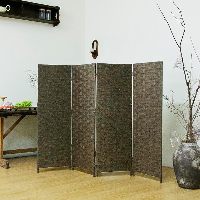 4 Panel Short Room Divider Screen by PawlaBay