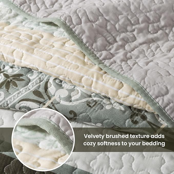 Etwel Lightweight Queen Size Quilt Set - Image 2