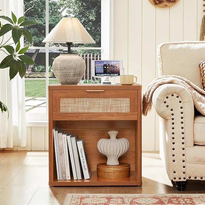 LEYAOYAO Rattan 23" Nightstands - Image 9