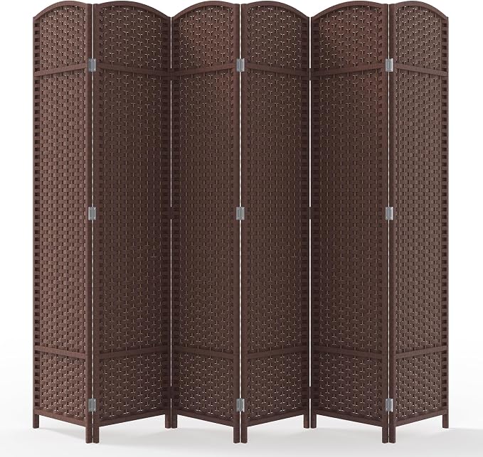 Outdoor Privacy Screen 6-Panel Folding Room Divider Space Partition | 67" H x by Jostyle