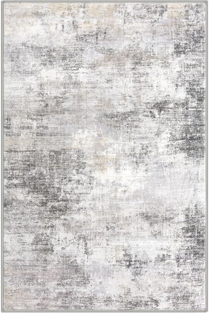 Abstract Area Rugs and Runners Sets 2x6 and 3x5 Ft, Washable Entryway Rug and - Image 9