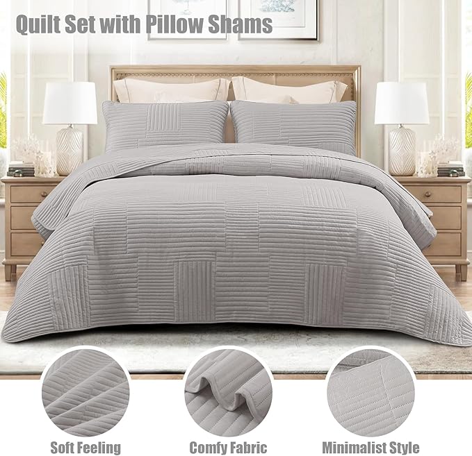 Whale Flotilla Ultra Soft Twin Quilt Bedding Set, Lightweight - Image 2