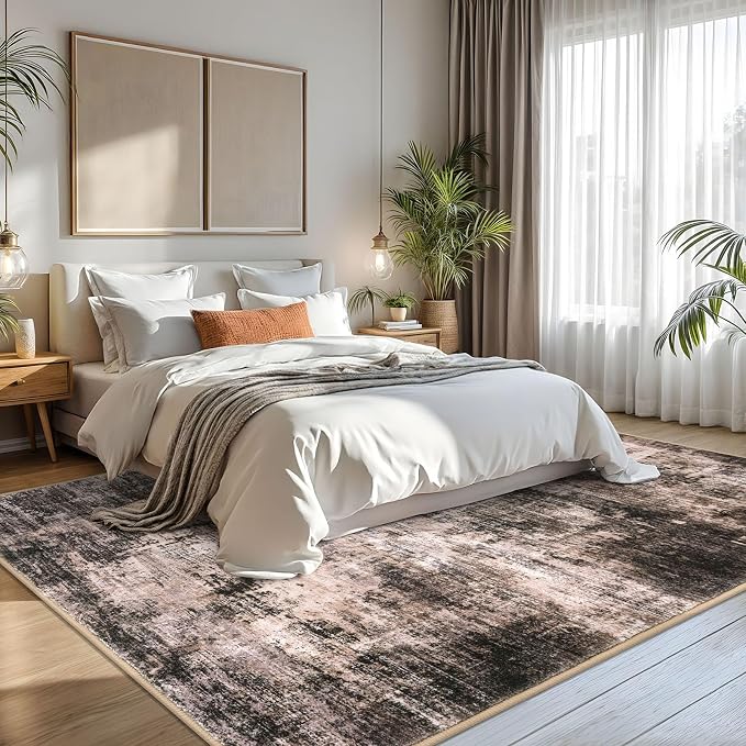 Abstract Area Rugs 8x10 Ft Washable Large Rugs - Image 9