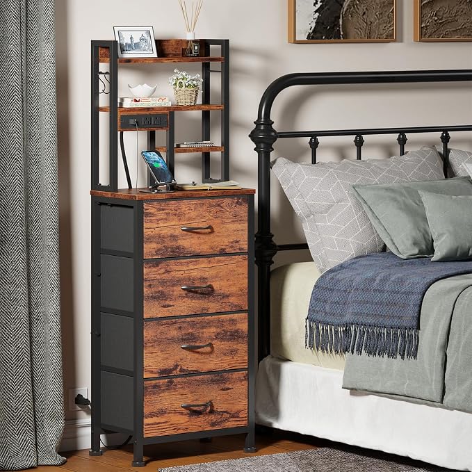Night Stand Set 2, LED Nightstand - Image 7