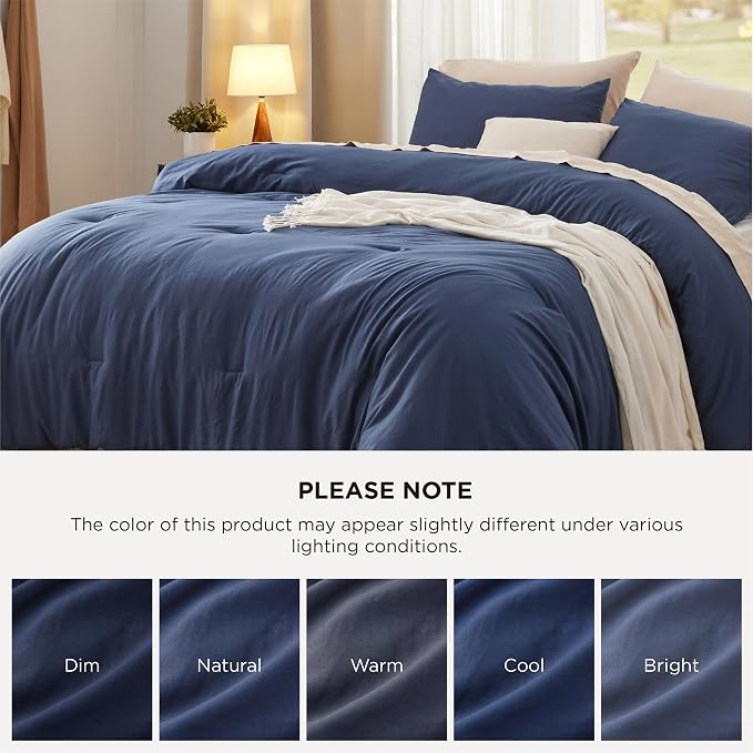 Bedsure King Comforter Set, 3 Pieces GentleSoft™ Bed Set, 1 Lightweight - Image 7