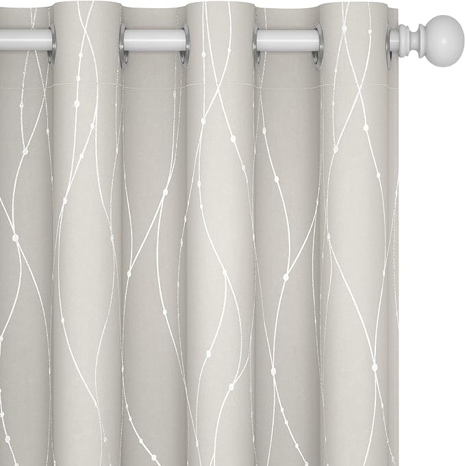 Deconovo Living Room Curtains 54 Inches Long, Thermal Insulated, Room Darkening by Unknown
