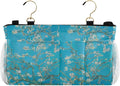 Bedside Caddy for Dorm Bed Bedside Hanging Caddy Bag Iron Frame Storage by QwThum