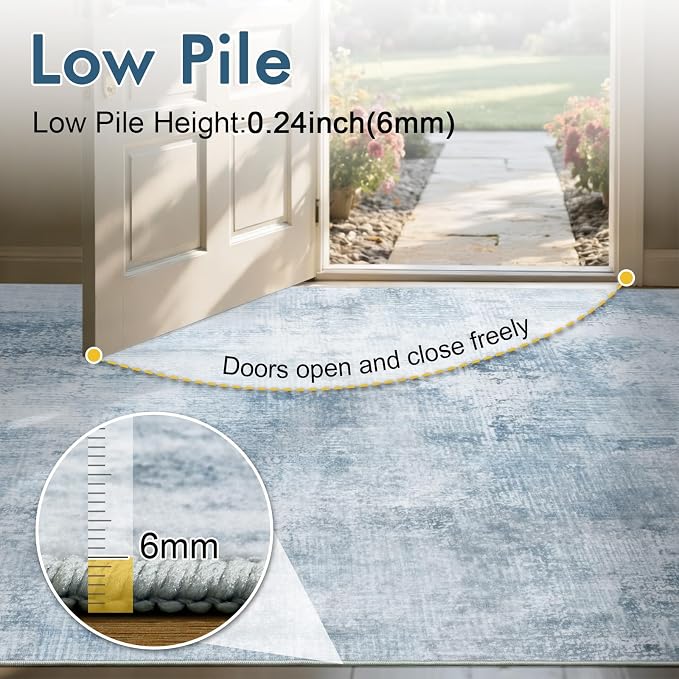 6x9 Ft Large Area Rugs for Living Room, Soft Non-Slip Washable Rugs Modern - Image 8