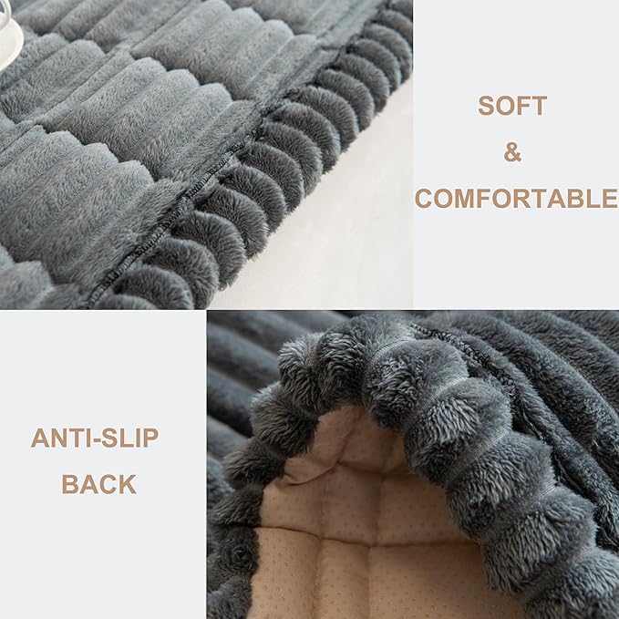 Mivnue Pet Couch Cover, Couch Covers for Dogs, Washable Dog Sofa Covers Couch Protector, Fuzzy Non Slip Couch Slipcover Pet Friendly