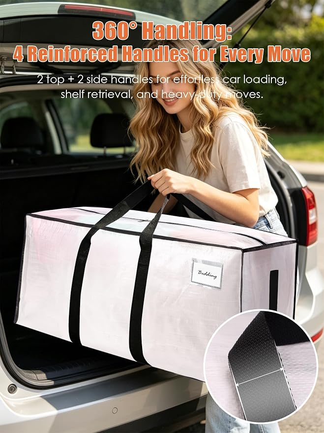 SWEET DOLPHIN 12 Pack 200LB Heavy-Duty Moving Bags - Image 5