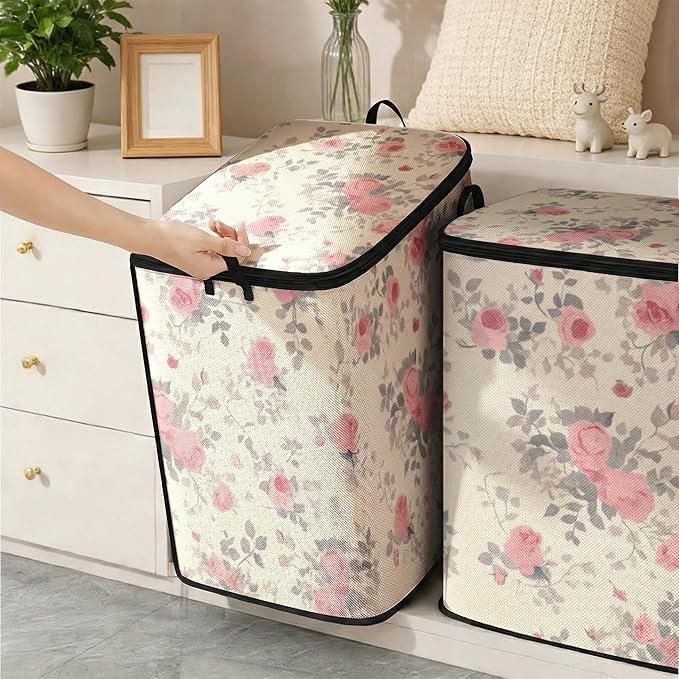 2pcs blanket storage bag for under bed, closet organizers 95L | clothing - Image 6