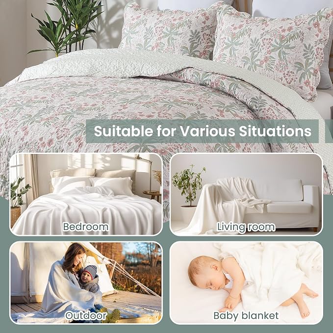 Etwel Lightweight King Size Quilt Set - Image 3