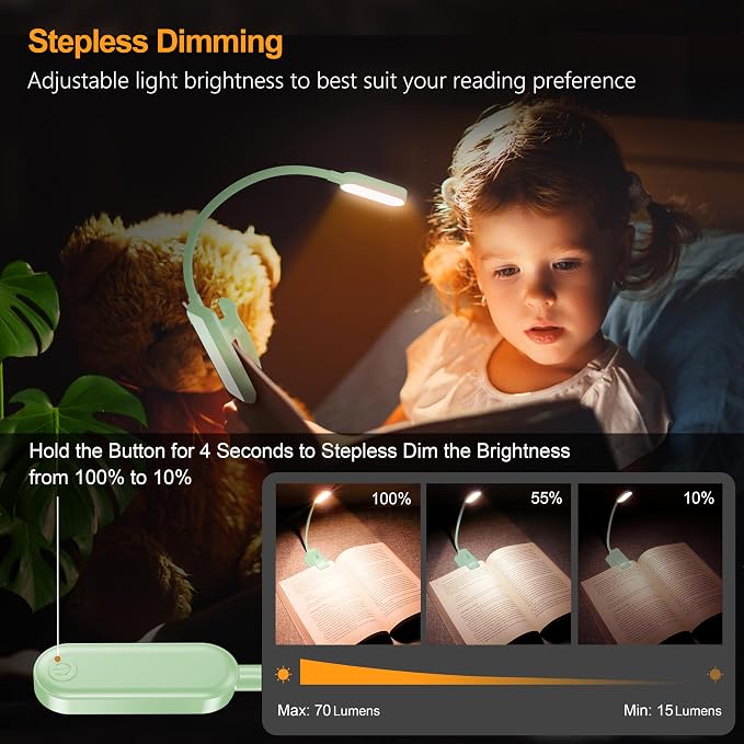 Gritin 16 LED Rechargeable Book Light - Image 3