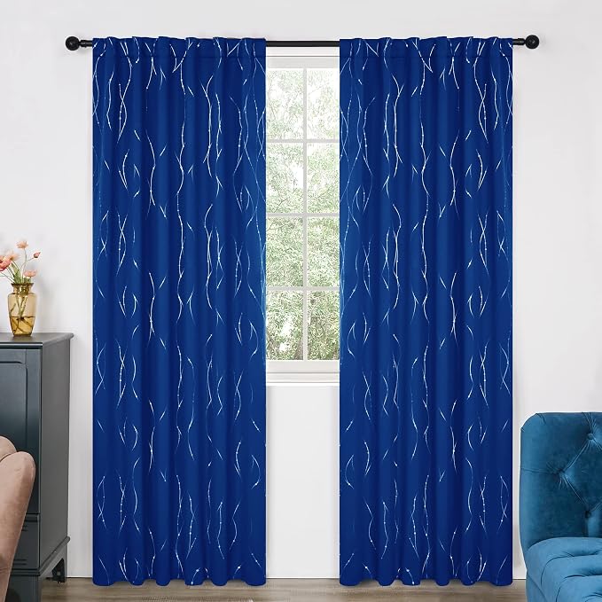 Deconovo Blackout Back Tab Curtains - Image 2