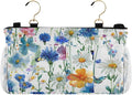 Watercolor Cornflower Daisy Bedside Caddy by QwThum