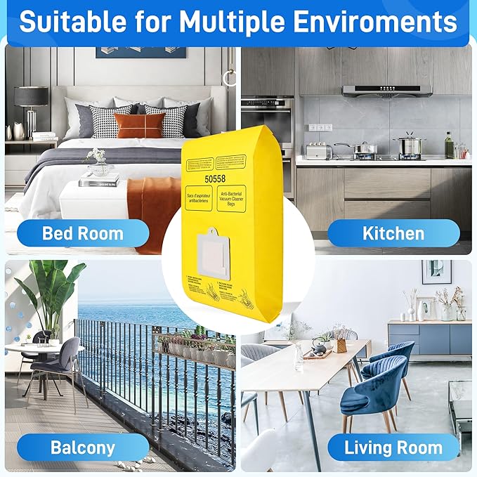 22 Pack Replacement Vacuum Bags Compatible with Kenmore Canister Type C/Q 5055 50555 50558 50557 and Type C-5 C-18 Vacuum
