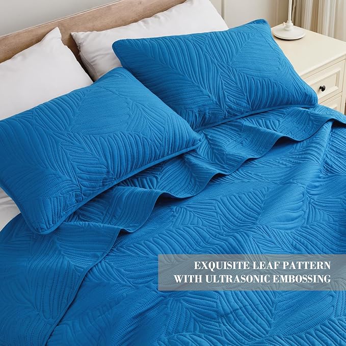 Exclusivo Mezcla California King Quilt Bedding Set, Microfiber Bedspreads | - Image 3