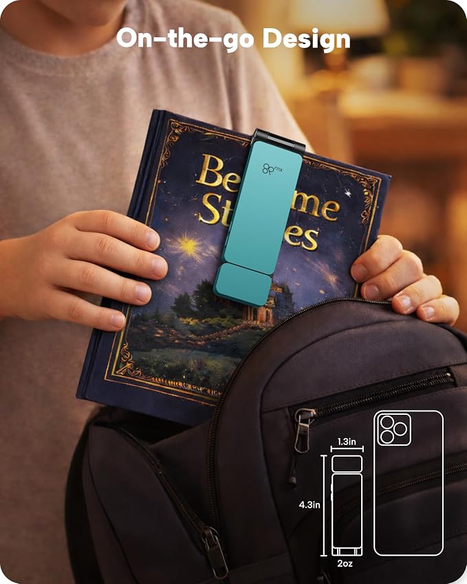 86lux Book Light, Rechargeable Clip-On LED Reading Light - Image 6