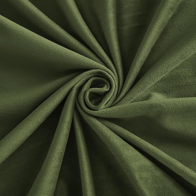 RYB HOME Velvet Curtains 108 inches Long, Extra Long High Ceiling Curtains | - Image 5