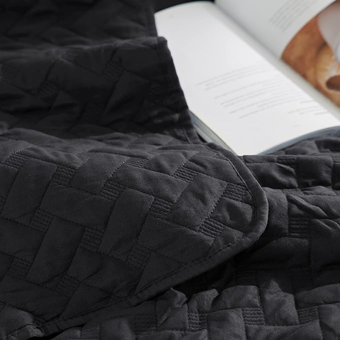 Bedsure Quilts Queen Size, Lightweight Comforter Set, Basket Weave, All-Season - Image 5