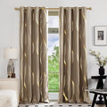 Deconovo Curtains for Living Room, Pattern Blackout Curtains 72 Inches Long | by Unknown