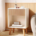 Fluted Nightstand, Modern Bedside Table by INNODToddlerTower