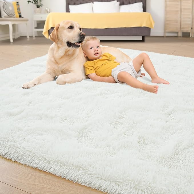Area Rugs 10x14 for Living Room, Super Soft Fluffy Rugs for Bedroom, Modern - Image 4