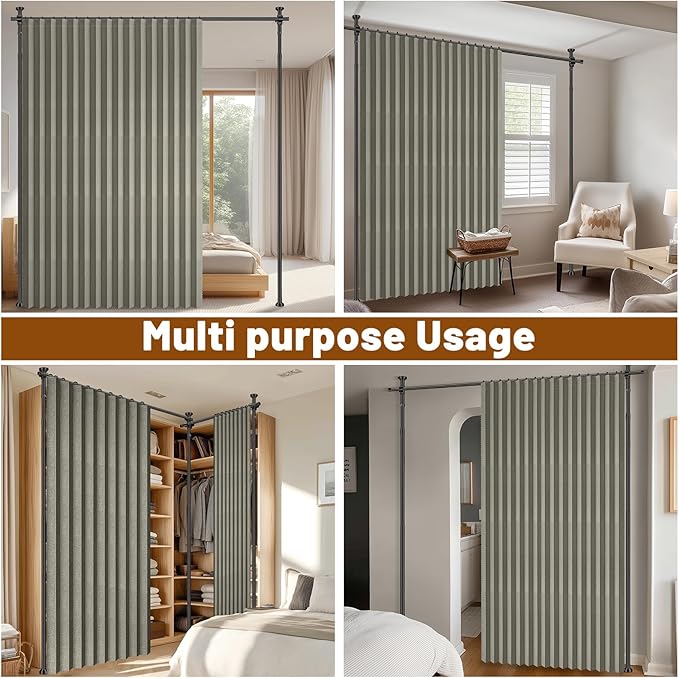 AJAZZ Privacy Curtains for Room Divider - Image 4