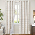 Plaid Curtains Pattern Printed 90 Inches Long by Lajode