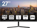 Packard Bell airFrame 27" FHD Monitor, 1920x1080, Ultrawide, VESA Mount Compatible, Tilt Adjustment, HDMI/VGA, Slim Bezel, for Home, Office, and Light Gaming