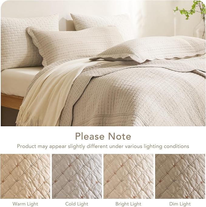 Lady Ann Oversized King Quilt 120x120 Multi-Color Dot Pattern Print Quilted Cal - Image 10