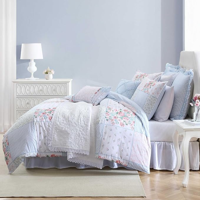 Laura Ashley – Twin Comforter Bonus Set, Soft Bedding - Image 3