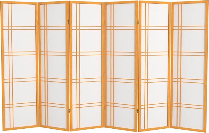 Red Lantern 5 ft. Tall Double Cross Shoji Screen by RedLantern